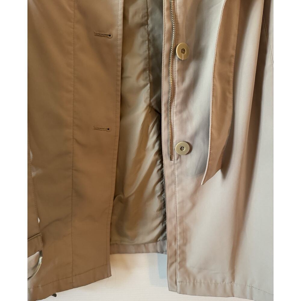 Liz Claiborne Women’s Trench Coat Size L Tan - Picture 5 of 10